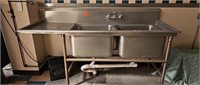 Stainless Steel Sink 80"x29"