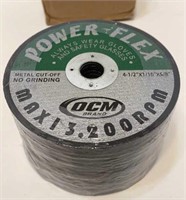Power flex metal cut off disc lot (50)
