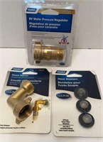 CAMCO pressure regulator, elbow & washer lot