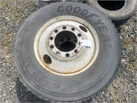 (2) Goodyear 11R 24.5 Tires