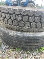 (2) Goodyear Tires 11R 22.5