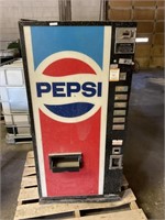 Pepsi Machine 57” tall cools, coin slot doesn't