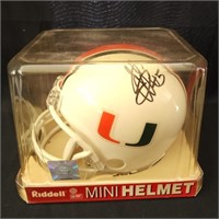 U of M Mini Helment  Player Signed #5 Riddell
