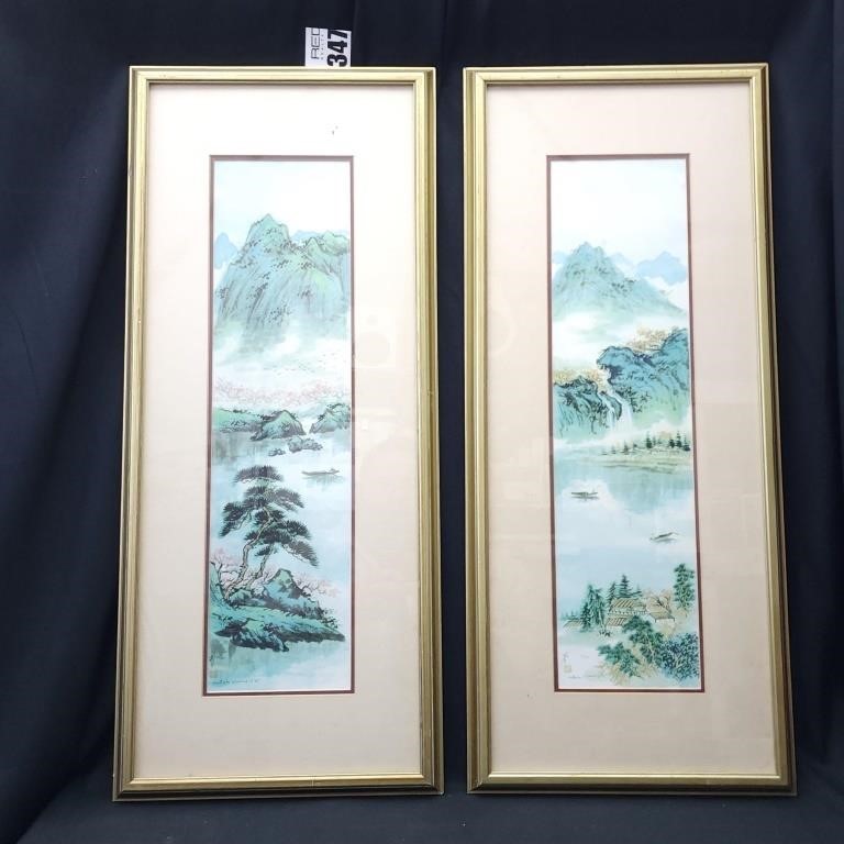 2 Paintings by Anton Wang 49/300 & 119/300