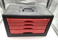 CRAFTSMAN TOOL BOX WITH RATCHETS AND WRENCHES