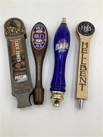 4 MISCELLANEOUS BEER TAPS