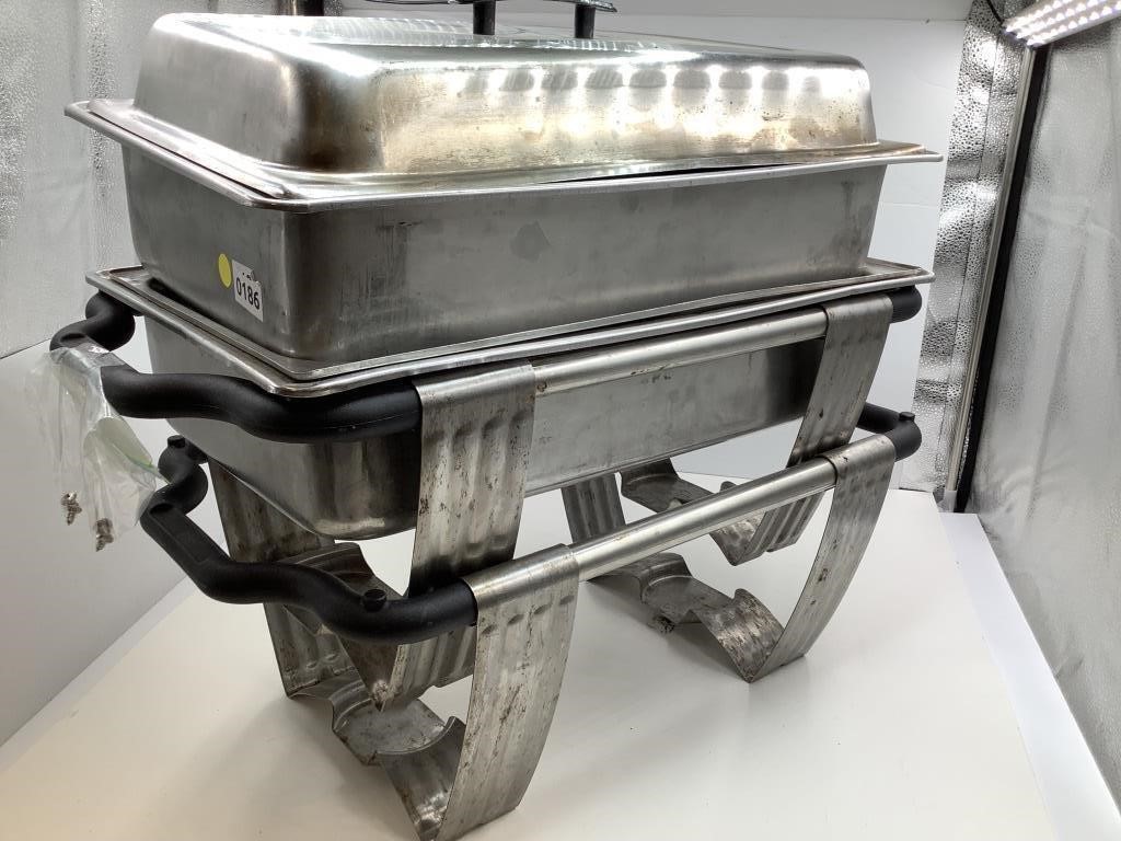 SET TWO CHAFING DISHES