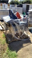 Pallet Of Misc Small Stacking Chairs Misc Colors