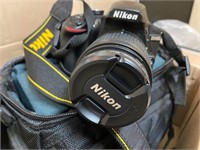 Nikon D3400+ lenses case  tripod