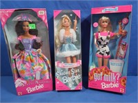 NIB 1995 Got Milk Barbie, NIB 1995 Skating Star