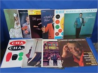 10 Vintage LPs-Herb Albert, Platters, Polka