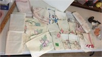Embroidered pillow cases