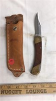 Knife with weaver case