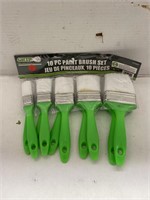 10pc Paint Brush Set