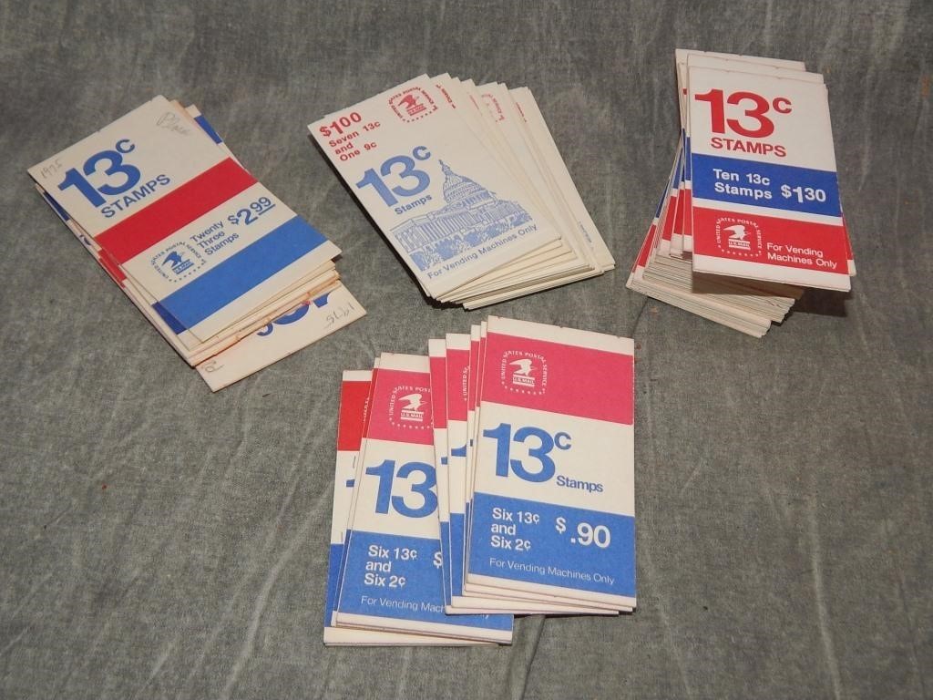 UNUSED US Stamps (vending packs) $50.82 face