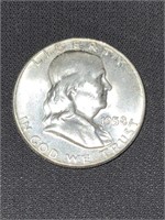 1958 FRANKLIN HALF DOLLAR UNCIRCULATED