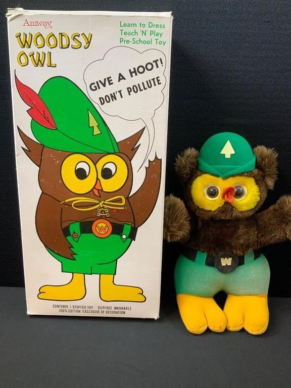 Woodsy Owl In Box by Amway