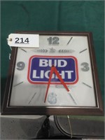 Bud Light Clock - As is Not Working