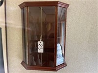 23W x 8"D x 28H Curio Cabinet, Glass Front
