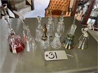 (11) Glass Bell Assortment
