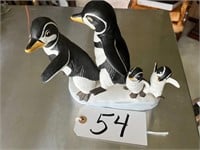 Franklin Mint "Wall this Way" Penguin Figures