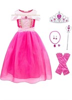 NEW-$42(110Cm) Jurbecia Girls Princess Dress