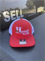 Red Hanold Auctioneering Hat