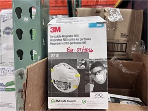 BOXES 3M PARTICULATE RESPIRATOR N95 (8 BOXES PER C