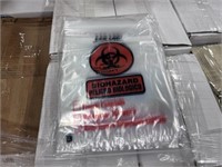 BOXES BIO-HAZARD MEDICAL BAGS (1,000 PER BOX)