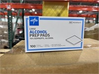 BOXES ASSORTED ALCOHOL PREP PADS (APPROXIMATELY 40
