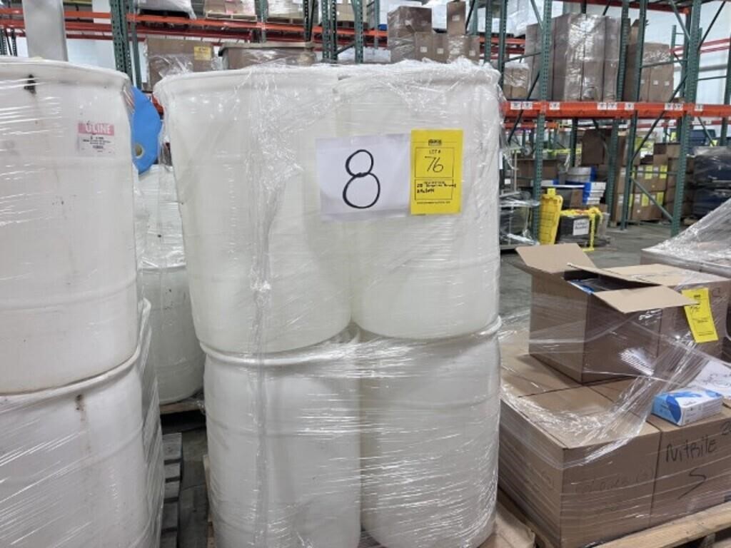 PLASTIC DRUMS - 30 GALLON (3 PALLETS)