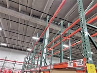 SECTIONS TEARDROP PALLET RACKING - 16- 16' UPRIGHT