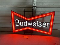 Budweiser Neon Bow Tie Sign