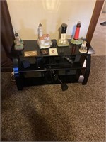 TV Stand and Contents