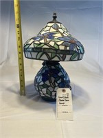Stained Lead Glass Shade Decorative Lamp