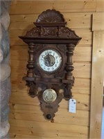 Antique German Gustav Becker Wall Clock