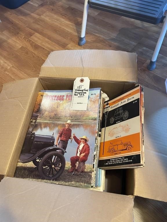 Vintage Ford Magazines 2 Boxes