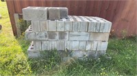 A LARGE SELECTION OF CINDERBLOCKS
