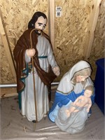 Vintage Christmas Nativity Joseph Mary & Jesus