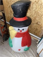 Vintage Christmas  Frosty Blow Mold