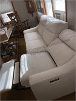 96 inch sofa, electric recliners on both ends,