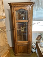 wooden corner cabinet approximate