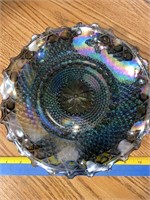 Vintage Indiana carnival glass hostess plate
