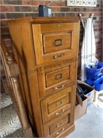 Wooden file cabinet approximate measurements 19 x