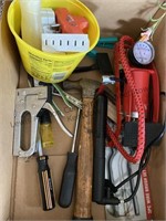 Miscellaneous box hammer, electrical plug and