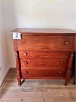 Vintage Cherry Chest with Dovetail Drawers