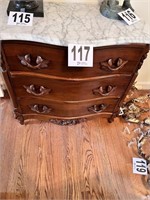 (3) Drawer Chest W/Marble Top