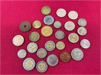 VARIOUS COINS INCLUDING FOREIGN