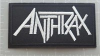 Anthrax iron on patch