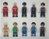 10 NBA LEGO style building block characters